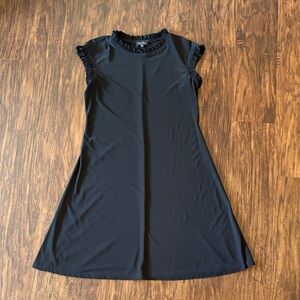 Nicole Miller Ruffle Trim Dress